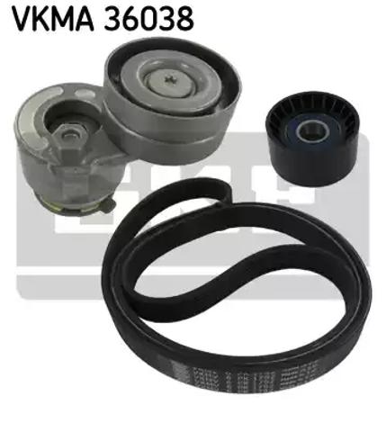 Ремінь приводний, агрегатів, комплект VKMA36038 SKF