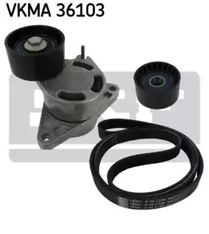 Ремінь приводний, агрегатів, комплект VKMA36103 SKF