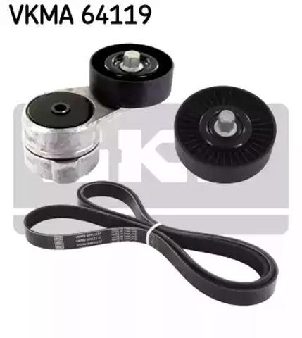 Ремінь приводний, агрегатів, комплект VKMA64119 SKF