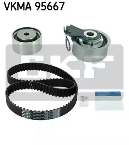 Ремінь ГРМ, комплект VKMA95667 SKF