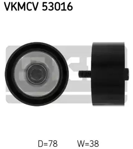 Ролик приводного ременя, паразитний VKMCV53016 SKF