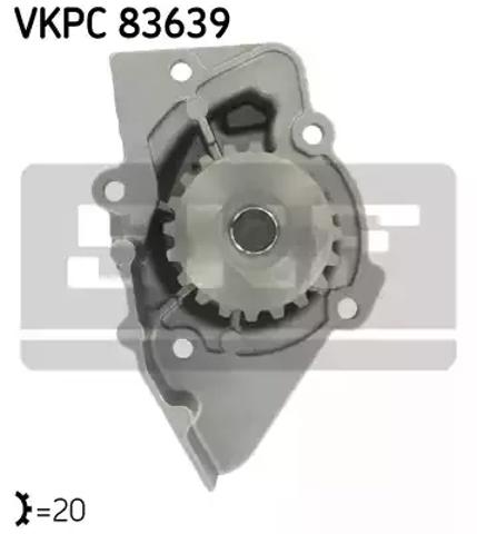 Помпа охолодження VKPC83639 SKF