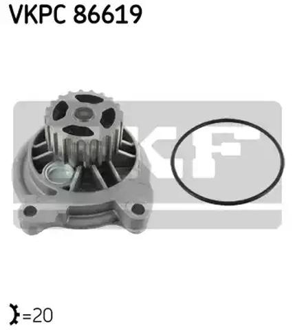 Насос охолодження VKPC86619 SKF