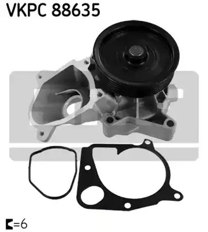 Водяний насос VKPC88635 SKF