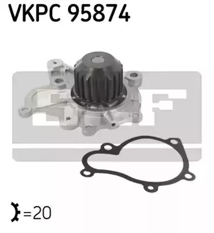 Насос системи охолодження VKPC95874 SKF