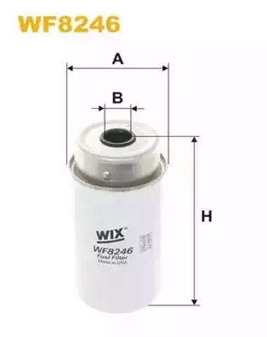 Фільтр тонкого очищення палива WF8246 WIX