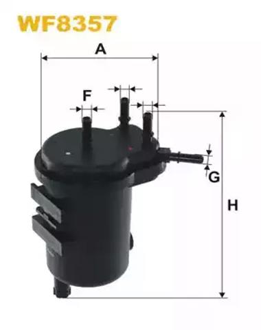 Фільтр палива WF8357 WIX