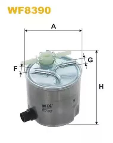 Фільтр палива WF8390 WIX
