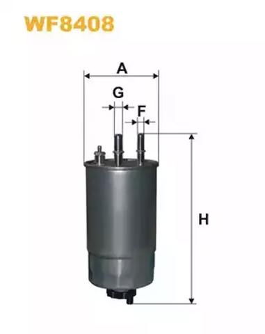 Фільтр паливний WF8408 WIX