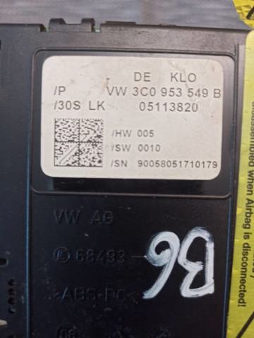 Модуль керування (ЕБУ) підрульових перемикачів 3C0953549AH VAG