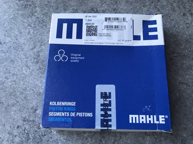 Кільця поршневі на 1 циліндр, STD. 081RS001010N0 MAHLE