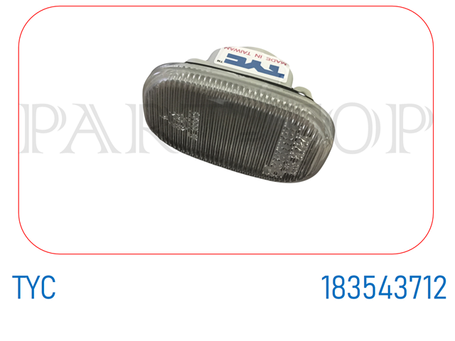 Повторювач повороту на крилі 183543712 TYC
