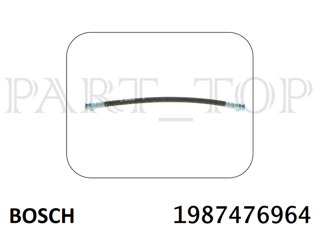 Гнучка гальмівна трубка задня 1987476964 BOSCH