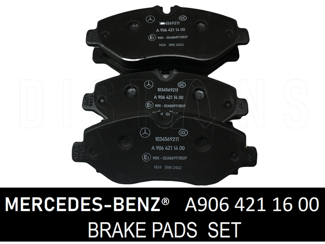 Колодки гальмівні дискові комплект Mercedes Vito II