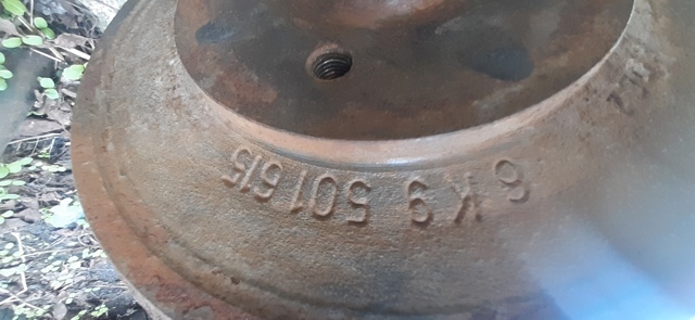 Барабан гальмівний задній 6K9501615 VAG