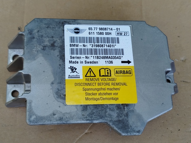 Блок управління airbag 65779808714 BMW