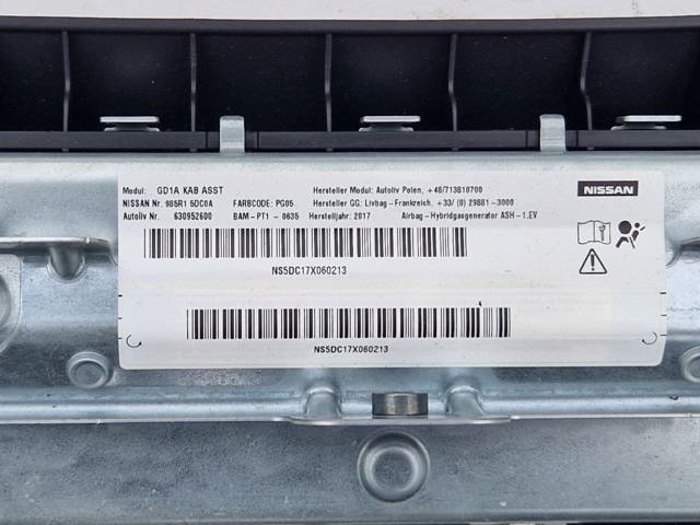 Подушка безпеки (AIRBAG) пасажирська, захисту колін 985R15DC0A NISSAN