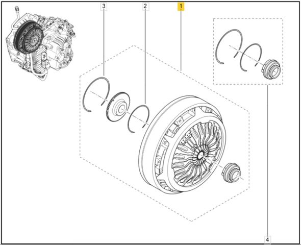 Зчеплення і комплектуючі 302057266R RENAULT