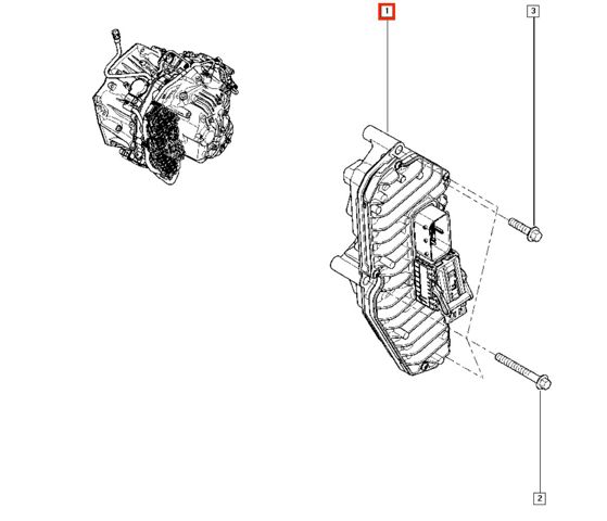 Модуль АКПП електронний 310320749R RENAULT