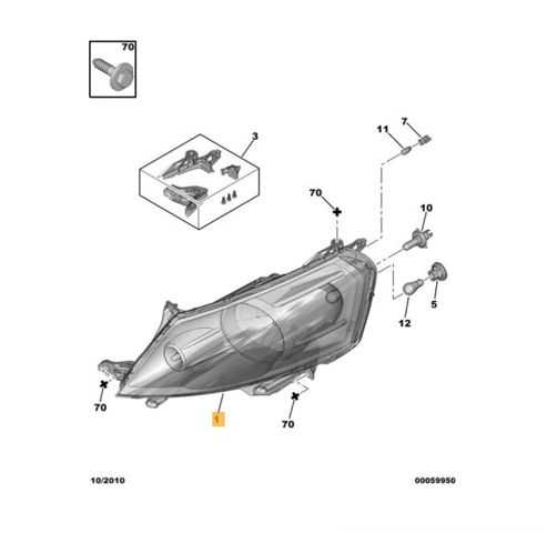 Оптика 6208C5 PEUGEOT