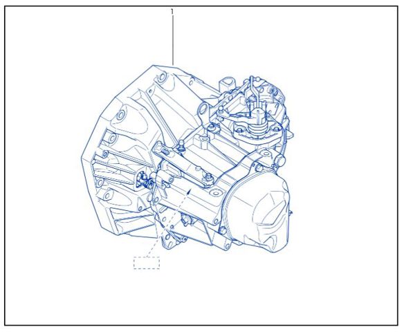 Коробка швидкостей механіка JR5154 RENAULT