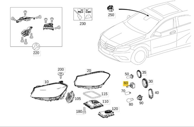 Лампочка ксеноновая N000000004248 MERCEDES
