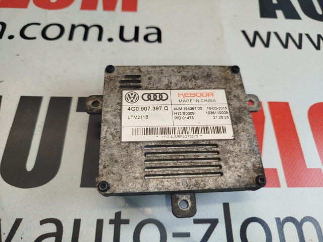 Блок керування освітленням 4G0907397Q VAG