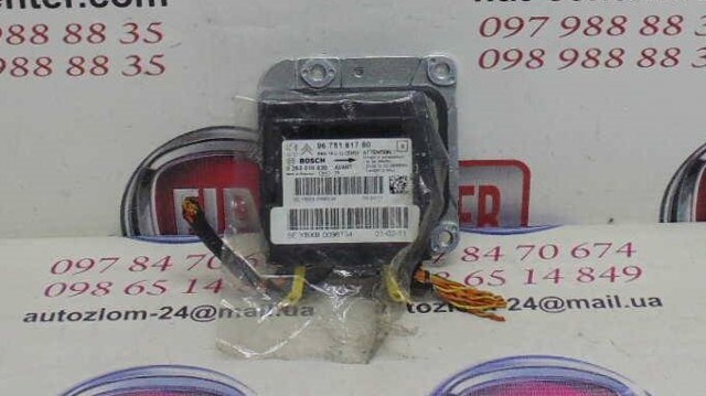 Блок управління airbag 9675181780 PEUGEOT