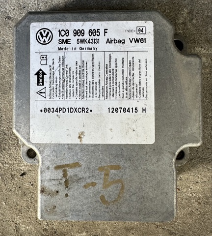 Модуль-процесор управління подушки безпеки 1C0909605F VAG