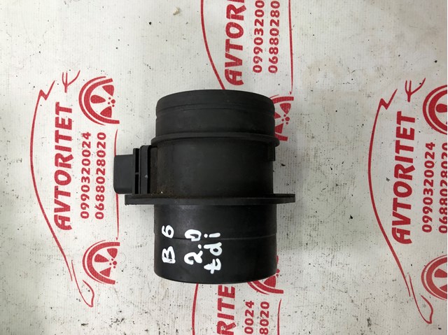 Датчик потоку (витрати) повітря, витратомір MAF - (Mass Airflow) 03G906461C VAG