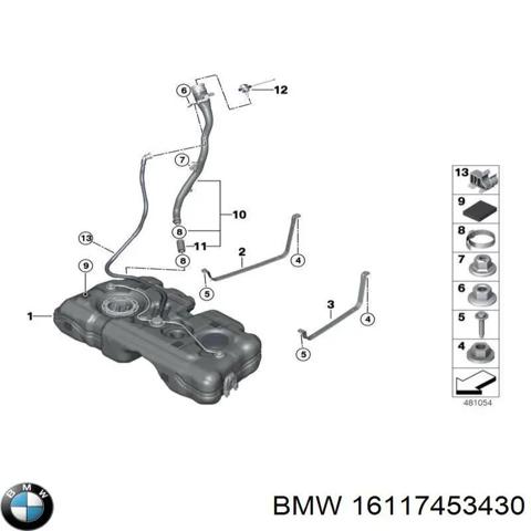 Бак паливний 16117453430 BMW