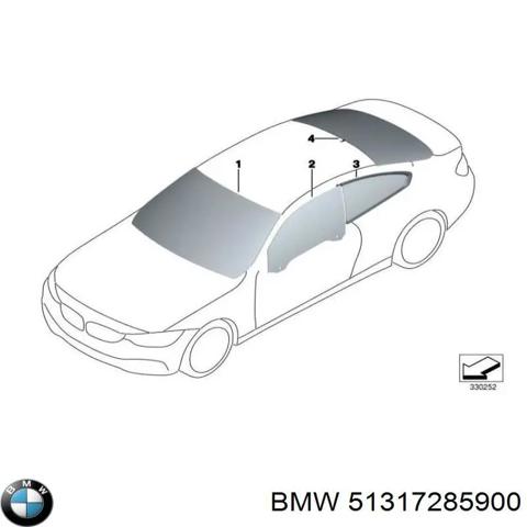 Скло лобове 51317285900 BMW