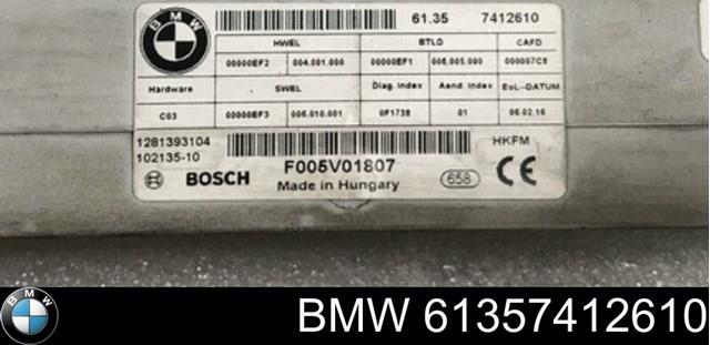 Блок управління відкриття кришки багажника 61357412610 BMW