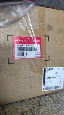 Подушка трансмісії (опора коробки передач), ліва 50850TBAA81 HONDA