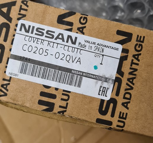 Комплект зчеплення (3 частини) C020502QVA NISSAN