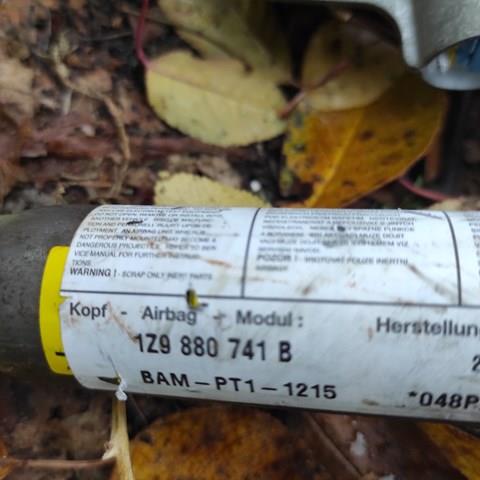 Подушка безпеки, збоку, ліва, AIRBAG 1Z9880741B VAG