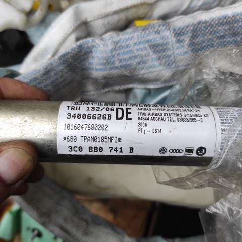 Подушка безпеки, шторка бічна, ліва, AIRBAG 3C0880741B VAG