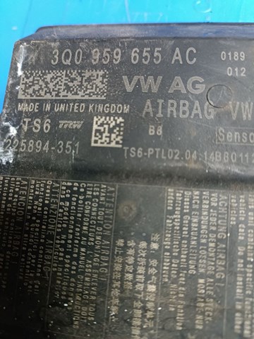 Блок управління airbag 3Q0959655AC VAG