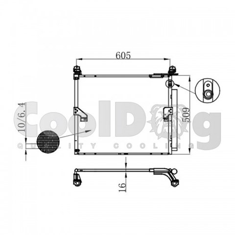 Конденсатор кондиціонера CLD4040 CoolDog