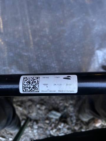 Стабілізатор поперечної стійкості передній 1EA411303AE VAG