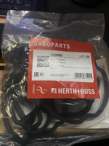 Прокладка кришки клапанної  J1220552 JAKOPARTS