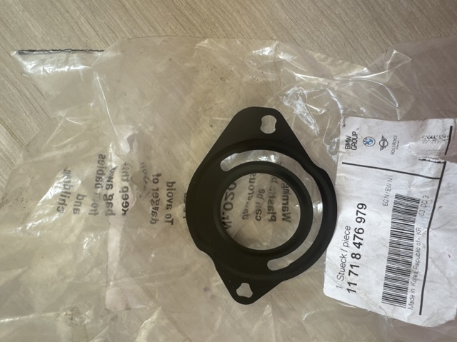 Прокладка EGR-клапана рециркуляції 11718476979 BMW