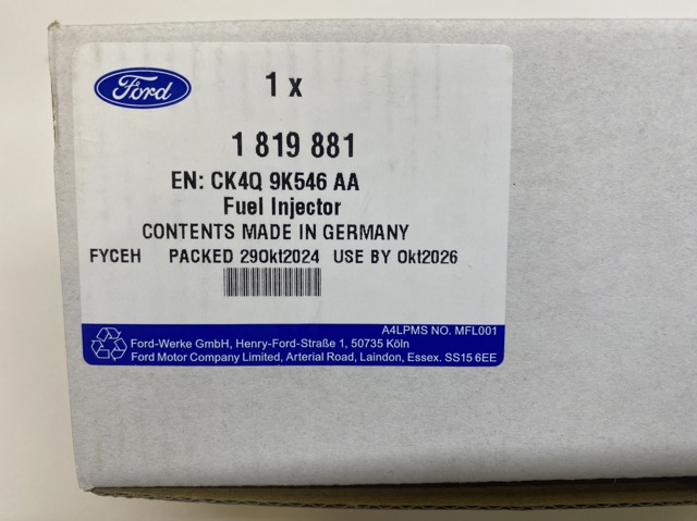 Форсунки електромагнітні 1819881 FORD