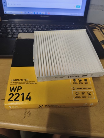 Фільтр, повітря у внутрішній простір WP2214 WIX