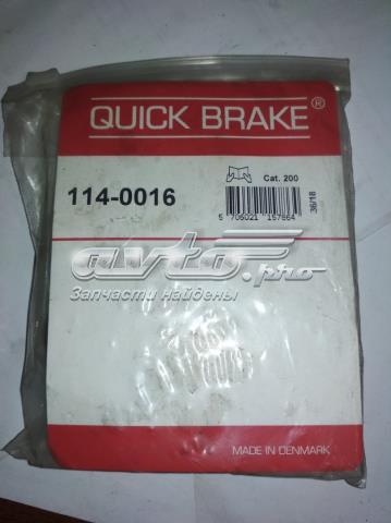Ремкомплект гальмівної системи 1140016 QUICK BRAKE