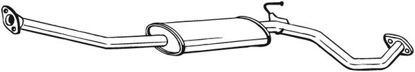 Глушник передній nissnan micra 03-10 284-553