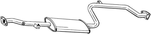 Глушник передній mitsubishi carisma 97-04 285-065