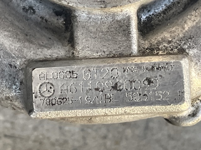 Турбонаддув 611096009980 MERCEDES
