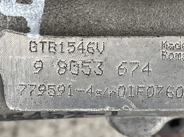 Турбіна 8980536743 OPEL