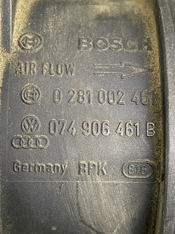 Датчик потоку повітря 074906461B VAG